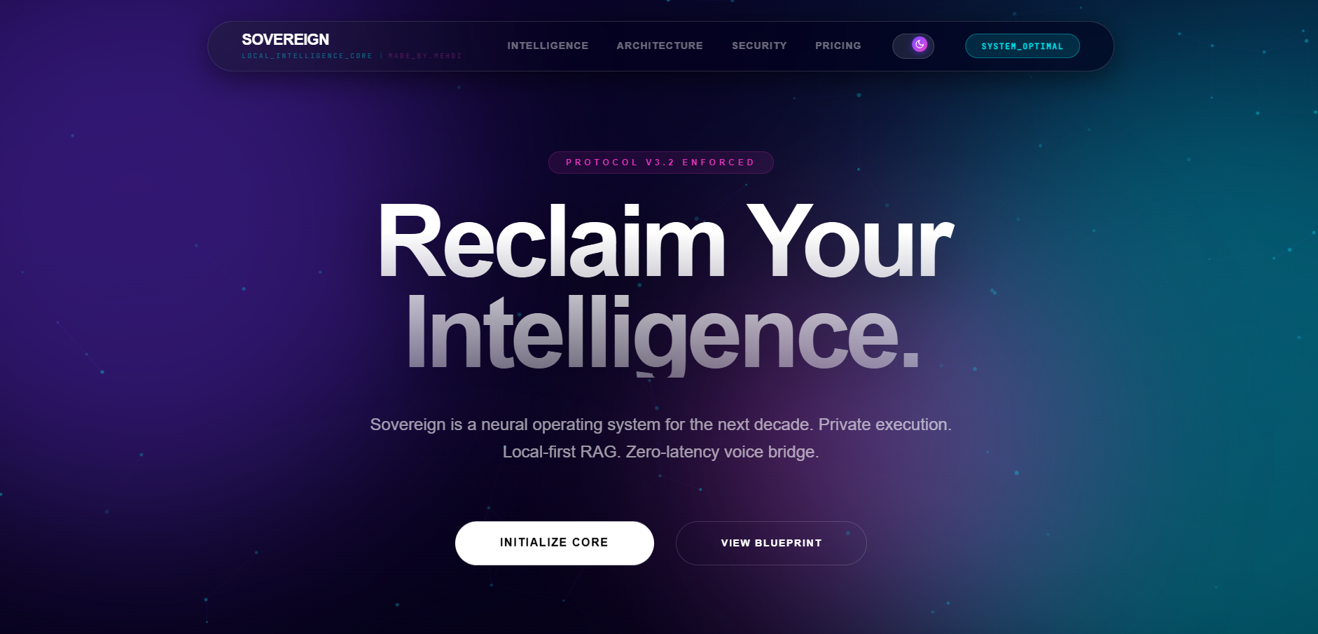 Sovereign Mastermind Interface